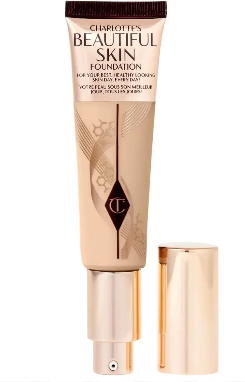 Charlotte Tilbury Beautiful Skin Medium Coverage Liquid Foundation #4 Warm NEW
